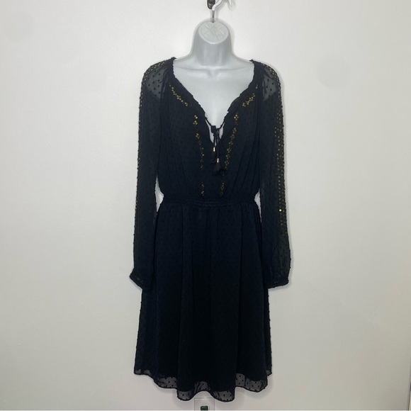 ALTUZARRA for target Sequined Swiss-dot chiffon dress size 8 - Picture 2 of 15